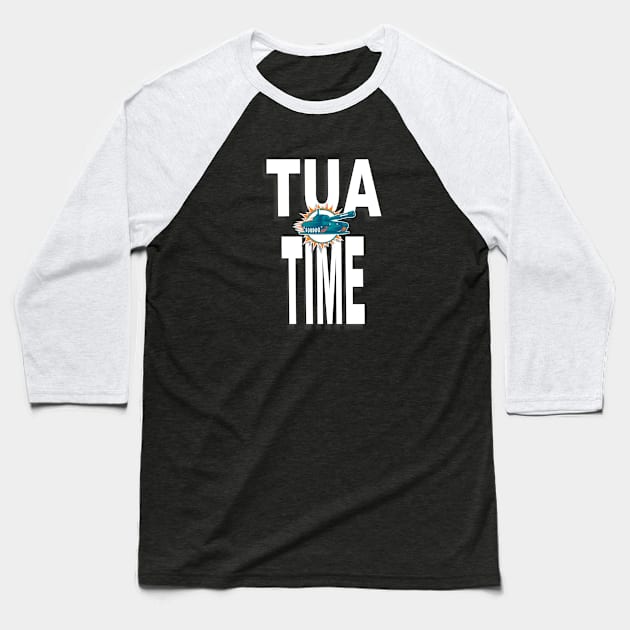 Tua Time Baseball T-Shirt by Comixdesign